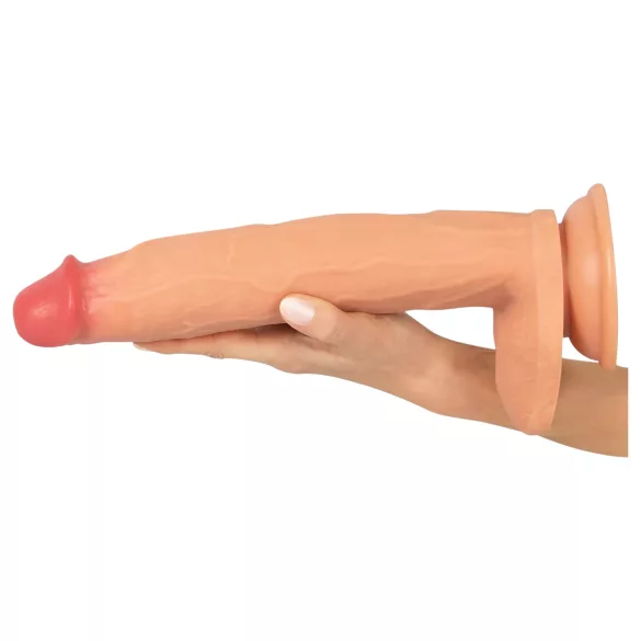 Realistixxx Real Giant - extra großer Dildo mit Hoden (naturfarben)
