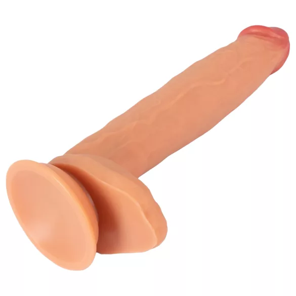 Realistixxx Real Giant - extra großer Dildo mit Hoden (naturfarben)