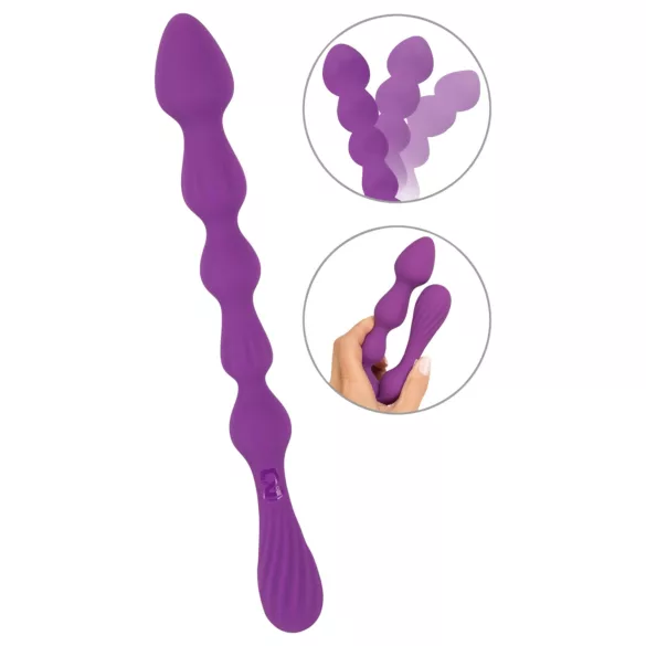 You2Toys - Kugelförmiger, flexibler Anal‑Dildo - (Violett)