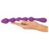 Flexibler Analdildo mit Kugeln - Violett