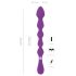 Flexibler Analdildo mit Kugeln - Violett