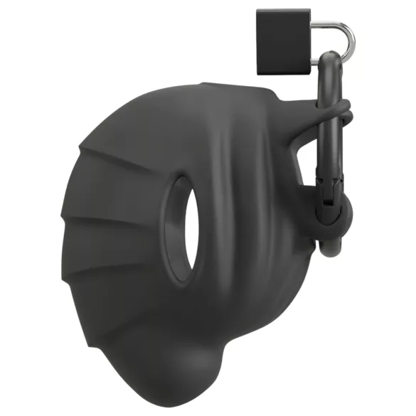 Black Velvet - Penis- & Hodenkäfig (schwarz)