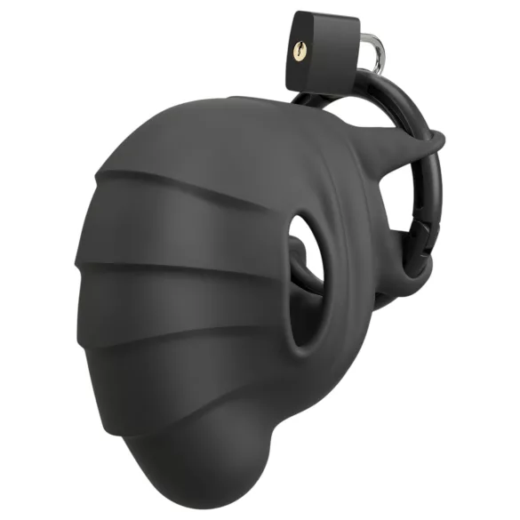 Black Velvet - Penis- & Hodenkäfig (schwarz)