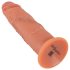 Realistixxx – naturgetreuer, doppelschichtiger Dildo (hautfarben)