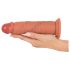 Realistixxx – naturgetreuer, doppelschichtiger Dildo (hautfarben)