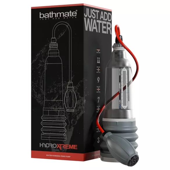 Bathmate HydroXtreme8 - hydraulische Penispumpe (transparent)