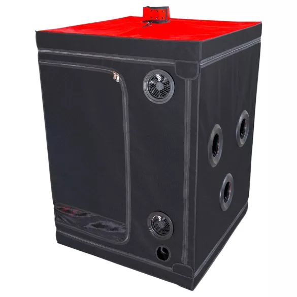 Secretdome - BDSM Kabine mit Öffnungen (schwarz)