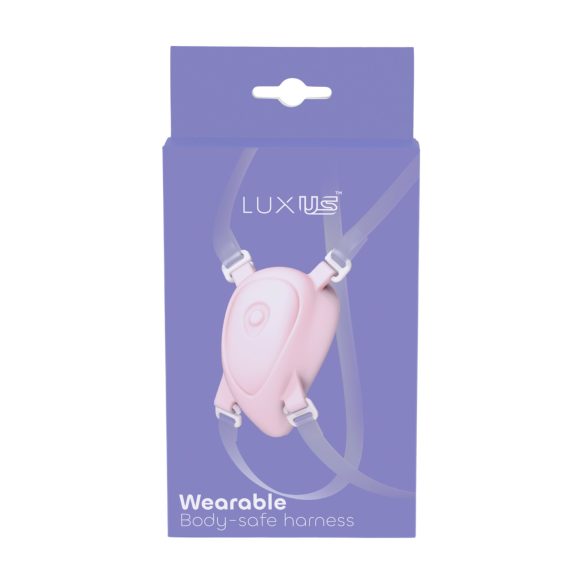 Luxus - Strap-On-Harness für Klitorisvibrator (weiß)