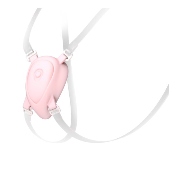 Luxus - Strap-On-Harness für Klitorisvibrator (weiß)