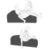 Liberator Aria Flip Chaise - vielseitig kombinierbares Tantra-Sofamöbel - 3-teilig (schwarz)