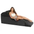 Liberator Aria Flip Chaise - vielseitig kombinierbares Tantra-Sofamöbel - 3-teilig (schwarz)