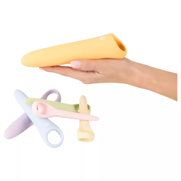 You2Toys Six in a Row 2.0 - 6-teiliges Silikon-Dildo- und Dilator-Set (bunt)