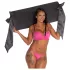 Liberator - Sexkissen mit Satin-Fesselband (schwarz)