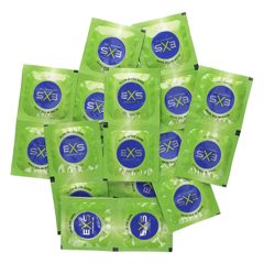   EXS Glow - vegane, im Dunkeln leuchtende Kondome (100 Stück)
