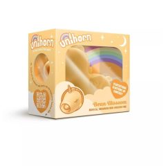   Unihorn Bean Blossom - wiederaufladbarer, wasserdichter Einhorn-Klitoris-Stimulator (gelb)