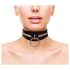 Rouge - Echtes Leder-Halsband (Schwarz)