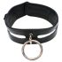 Rouge - Echtes Leder-Halsband (Schwarz)