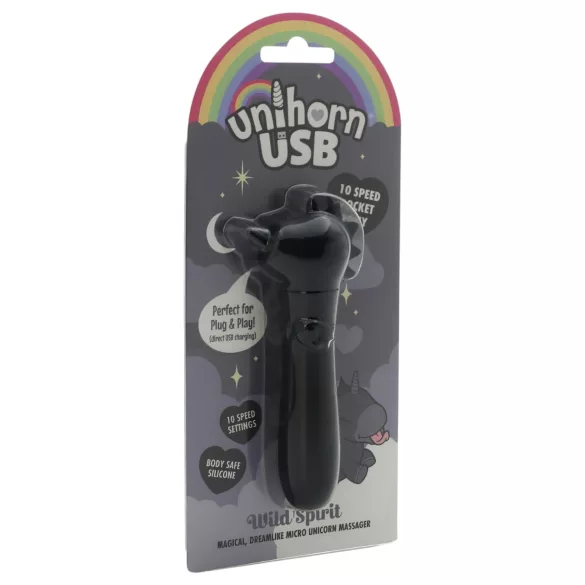 Unihorn Wild Spirit - Akku-Minivibrator (schwarz)