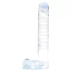 Clarity - transparenter Glasdildo (durchsichtig)