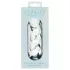 Clarity - Glasdildo mit Flechtmuster (transparent)