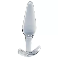 Clarity Utopian Floret - gläserner Analplug (transparent)