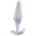 Clarity Utopian Floret - gläserner Analplug (transparent)