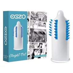 Egzo Tough Cat – genoppte, strukturierte Kondom (1 Stück)