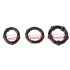 Bleibhart Ringe-Set Schwarz (3er)