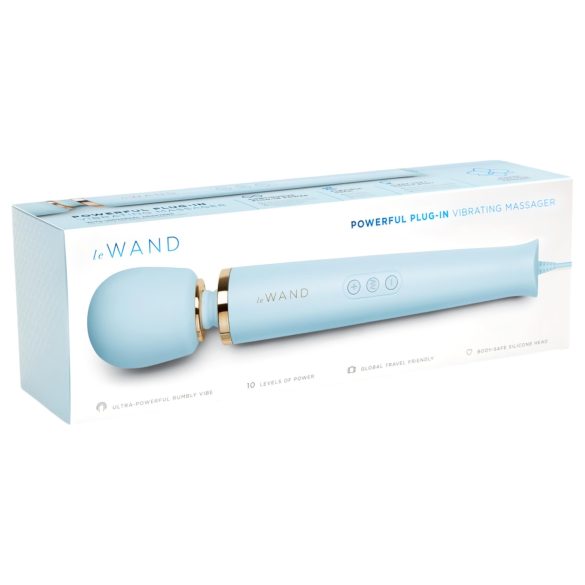 le Wand - Exklusiver Massagevibrator mit Kabel (Blau)