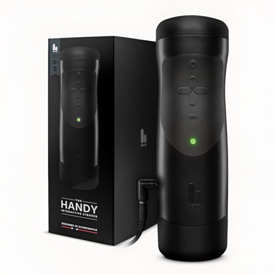 The Handy 1.1 - intelligente, netzbetriebene, VR-Masturbator (schwarz)