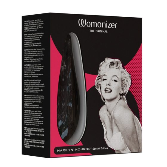 Womanizer Marilyn Monroe - Akku-Betriebener Luftwellen-Klitorisstimulator (schwarz)