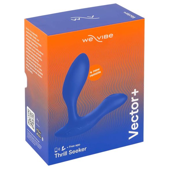 We-Vibe Vector+ - Wiederaufladbarer, Intelligenter Anal-Vibrator (Blau)
