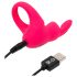 Happyrabbit Cock - Wiederaufladbarer Vibrationsring (Rosa)