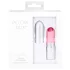 Pillow Talk Lusty - wiederaufladbarer Stabvibrator mit Zunge (weiß-pink)