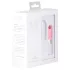 Pillow Talk Lusty - wiederaufladbarer Stabvibrator mit Zunge (weiß-pink)