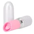 Pillow Talk Lusty - wiederaufladbarer Stabvibrator mit Zunge (weiß-pink)