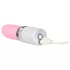 Pillow Talk Lusty - wiederaufladbarer Stabvibrator mit Zunge (weiß-pink)