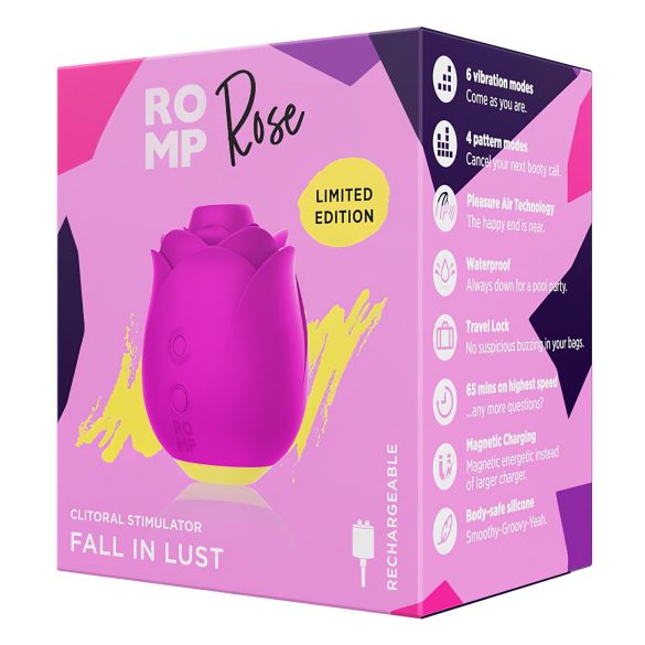 ROMP Rose - Luftwellen-Rosen-Vibrator (Rosa)