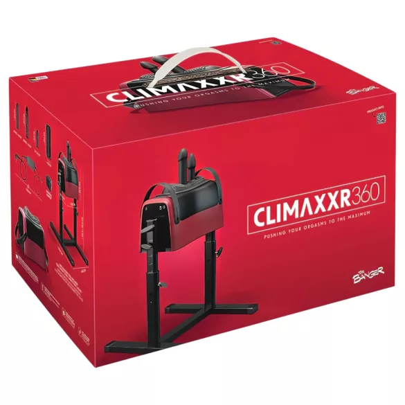 Der Banger CLIMAXXR360 - Netzbetriebene Sexmaschine mit 360°-Sitz und 2 Motoren