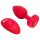 b-vibe Herz - Akku Funk Anusvibrator (rot)