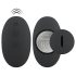 Black Velvet Double F - Analdildo mit Gurt (schwarz)