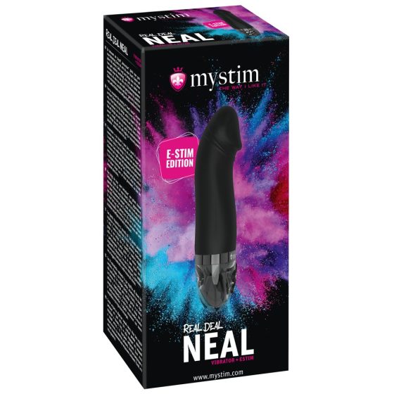 mystim Real Deal Neal E-Stim - aufladbarer elektrovibrator (schwarz)