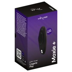   We-Vibe Moxie+ - wiederaufladbarer, funkgesteuerter, intelligenter Klitoris-Vibrator (schwarz)