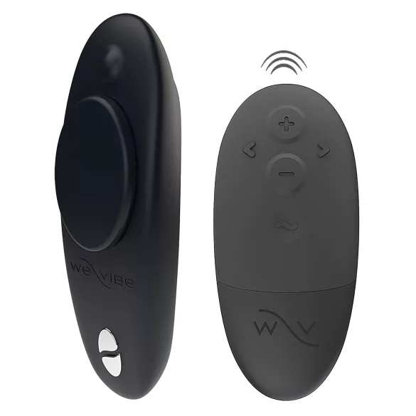 We-Vibe Moxie+ - tragbarer Klitorisstimulator mit App- und Fernbedienung (schwarz)