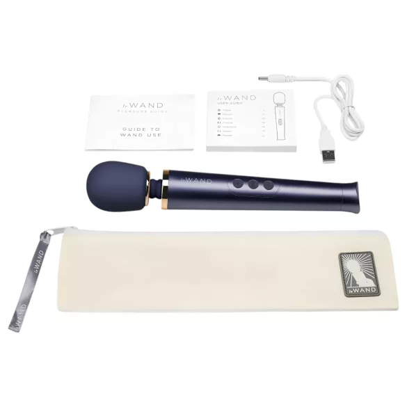 Le Wand Petite - Exklusiver Akku-Massagevibrator (Blau)