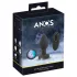 ANOS - leuchtender, vibrierender Analplug (schwarz)