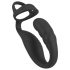 Rebel – Prostata-Vibrator mit Penis- & Hodenring (schwarz)