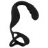 Rebel – Prostata-Vibrator mit Penis- & Hodenring (schwarz)
