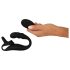 Rebel – Prostata-Vibrator mit Penis- & Hodenring (schwarz)