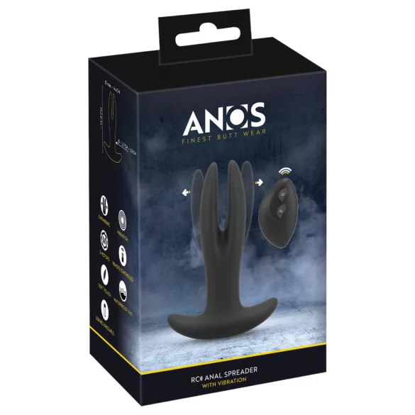 ANOS - Zweifach Analvibrator (Schwarz)